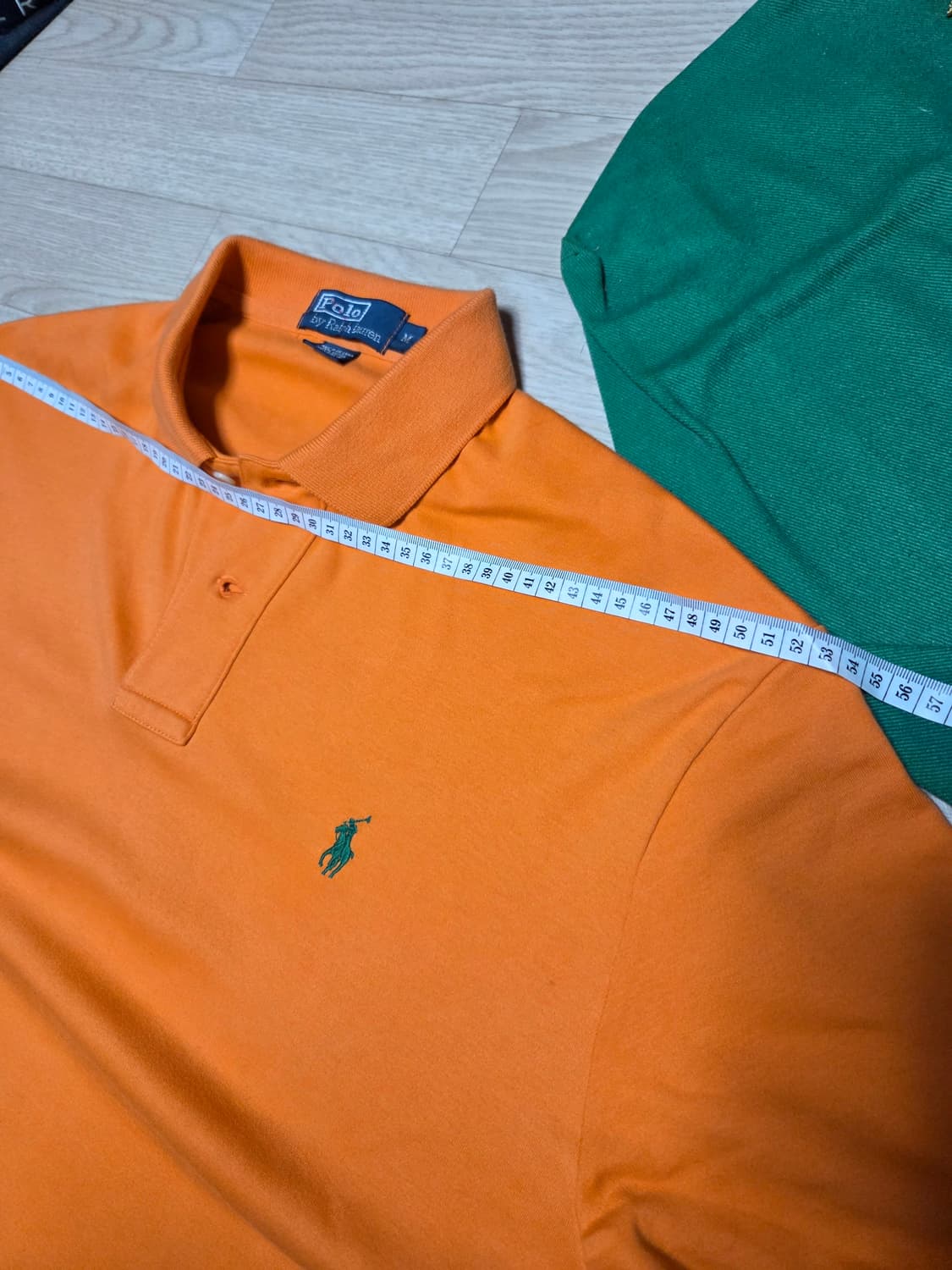 POLO RALPH LAUREN 반팔 카라티 티셔츠 주황 그린 상품이미지6
