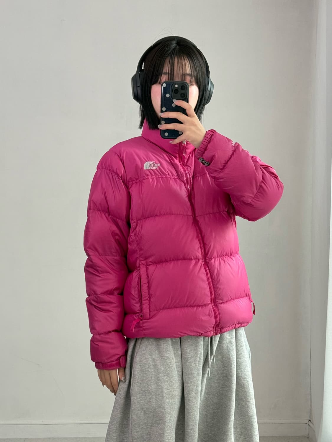 노스페이스 핑크 패딩 상품이미지3