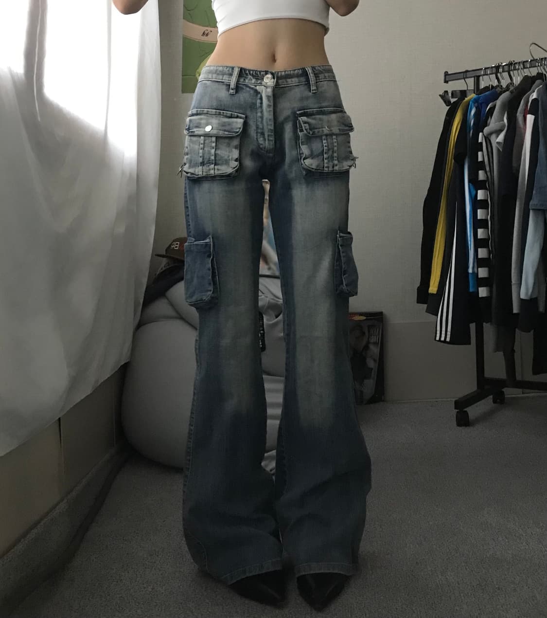 빈티지 워싱 부츠컷 데님팬츠 상품이미지4