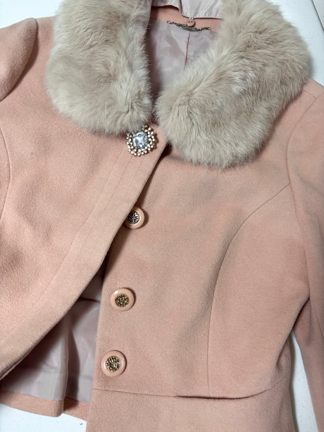 misch masch 밋슈맛슈 비쥬 퍼 숏코트 / 스나계 양산형 양지뢰 상품이미지5