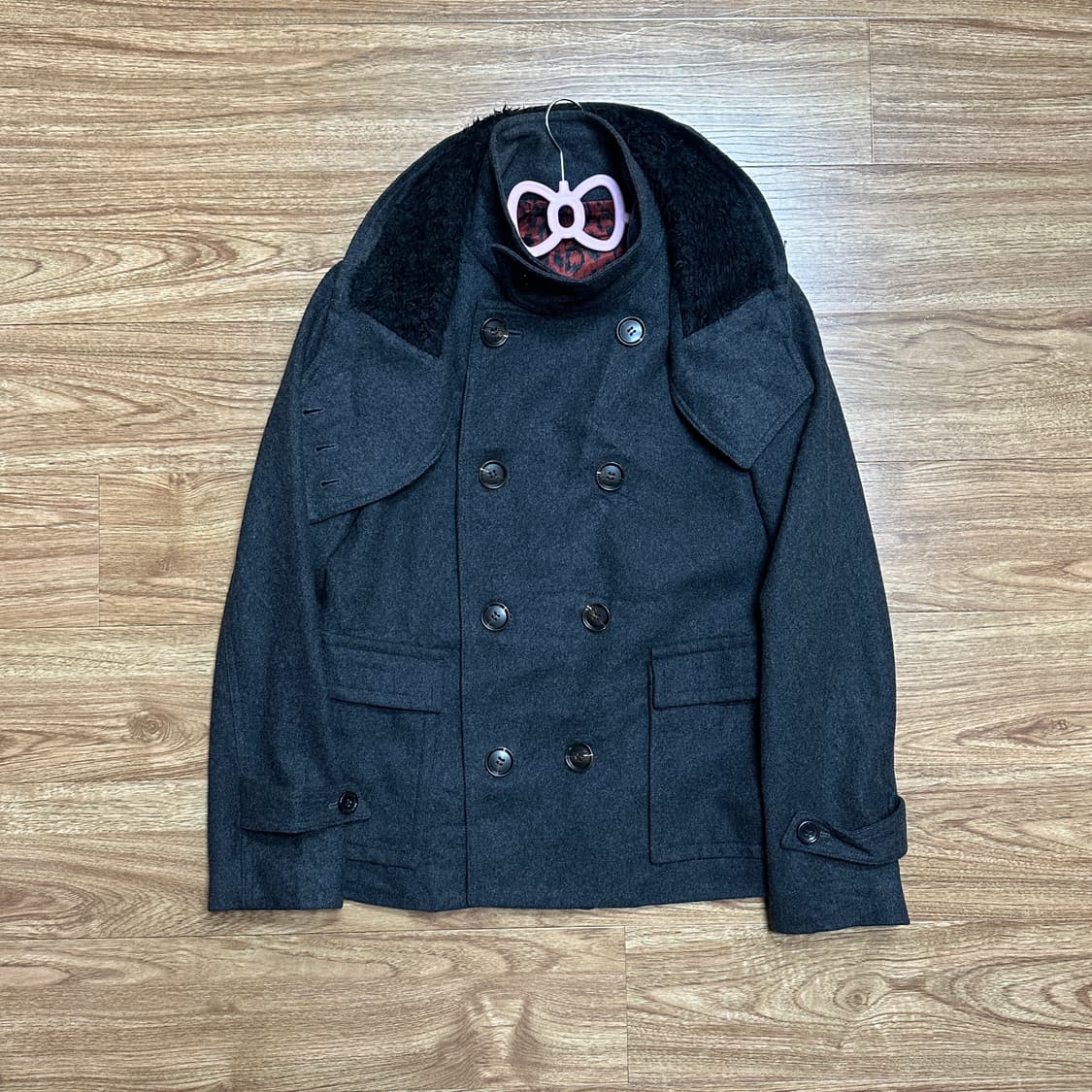 빈티지 하이넥 공겜여주 코트 오네갸루 로걀 모리걸 코이세이오깔 고딕 상품이미지1