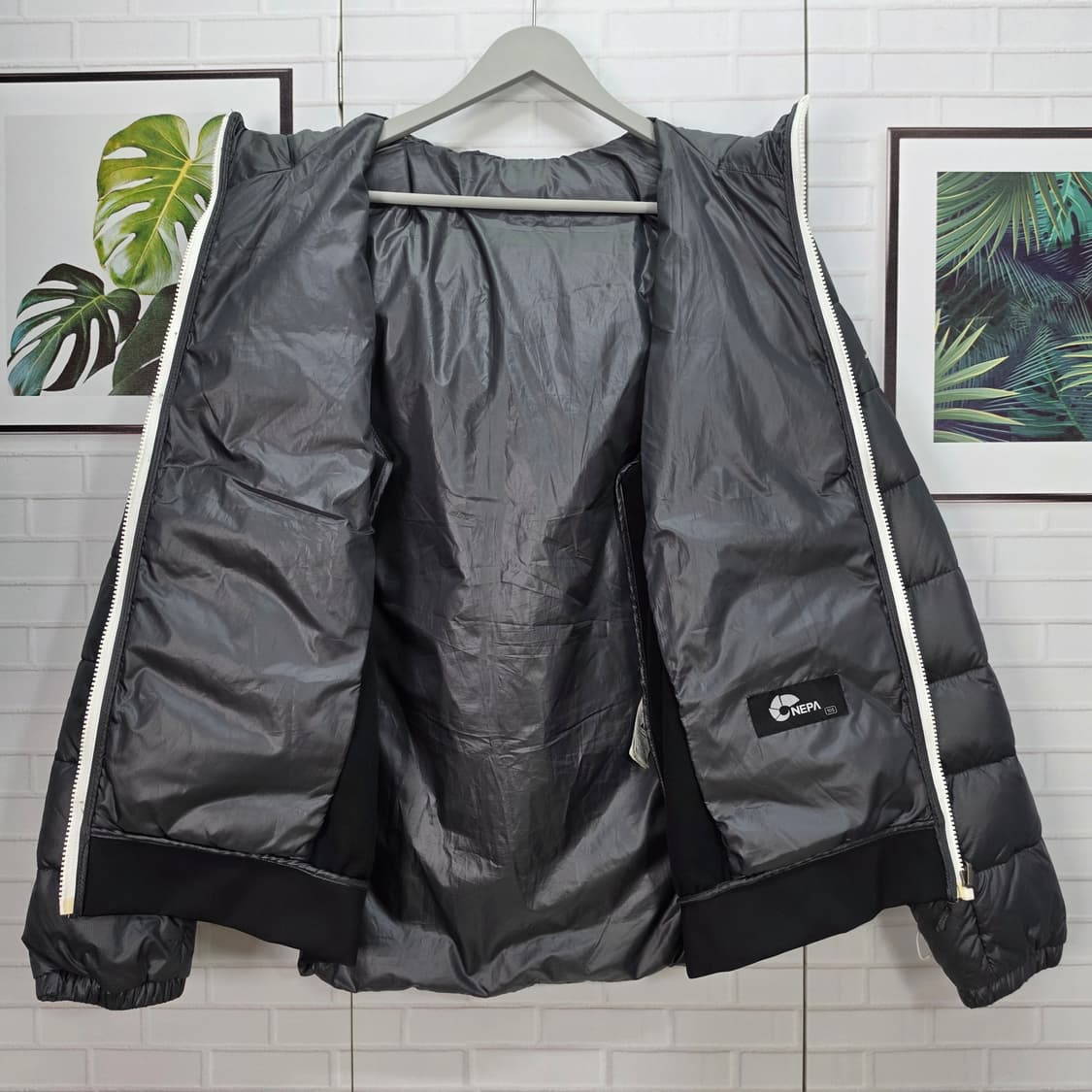 네파 거위털 후드 패딩 자켓 점퍼 집업 XL 105사이즈 새상품급 상품이미지9