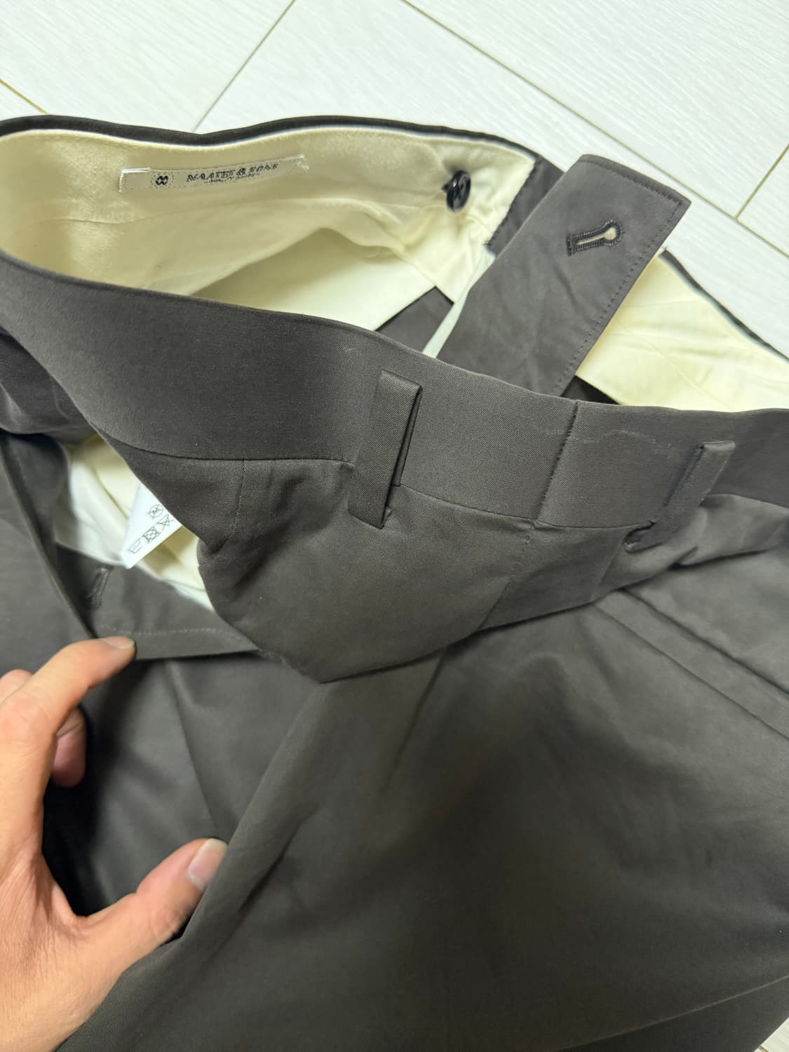 마티앤선즈 치노 chic 1 차콜 상품이미지4