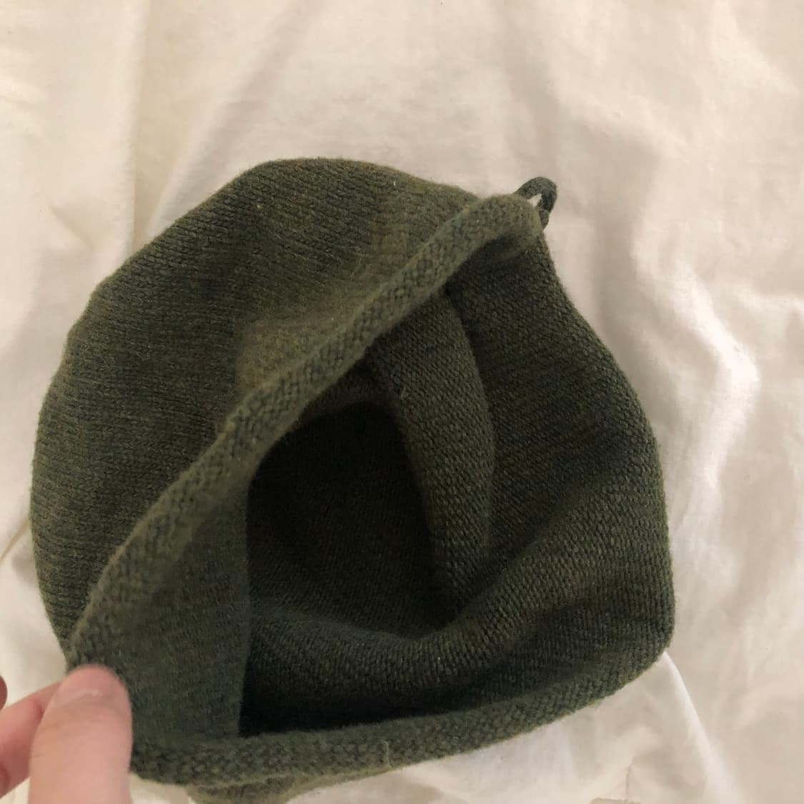 빈티지 말차깔 셔링리본 비니   상품이미지2