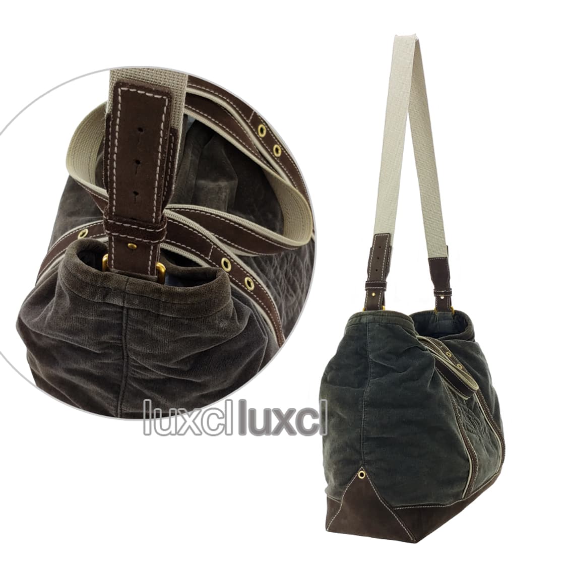 [정품] YSL 입생로랑 캔버스 메신저 숄더백 148887 (남녀 공용) 상품이미지5