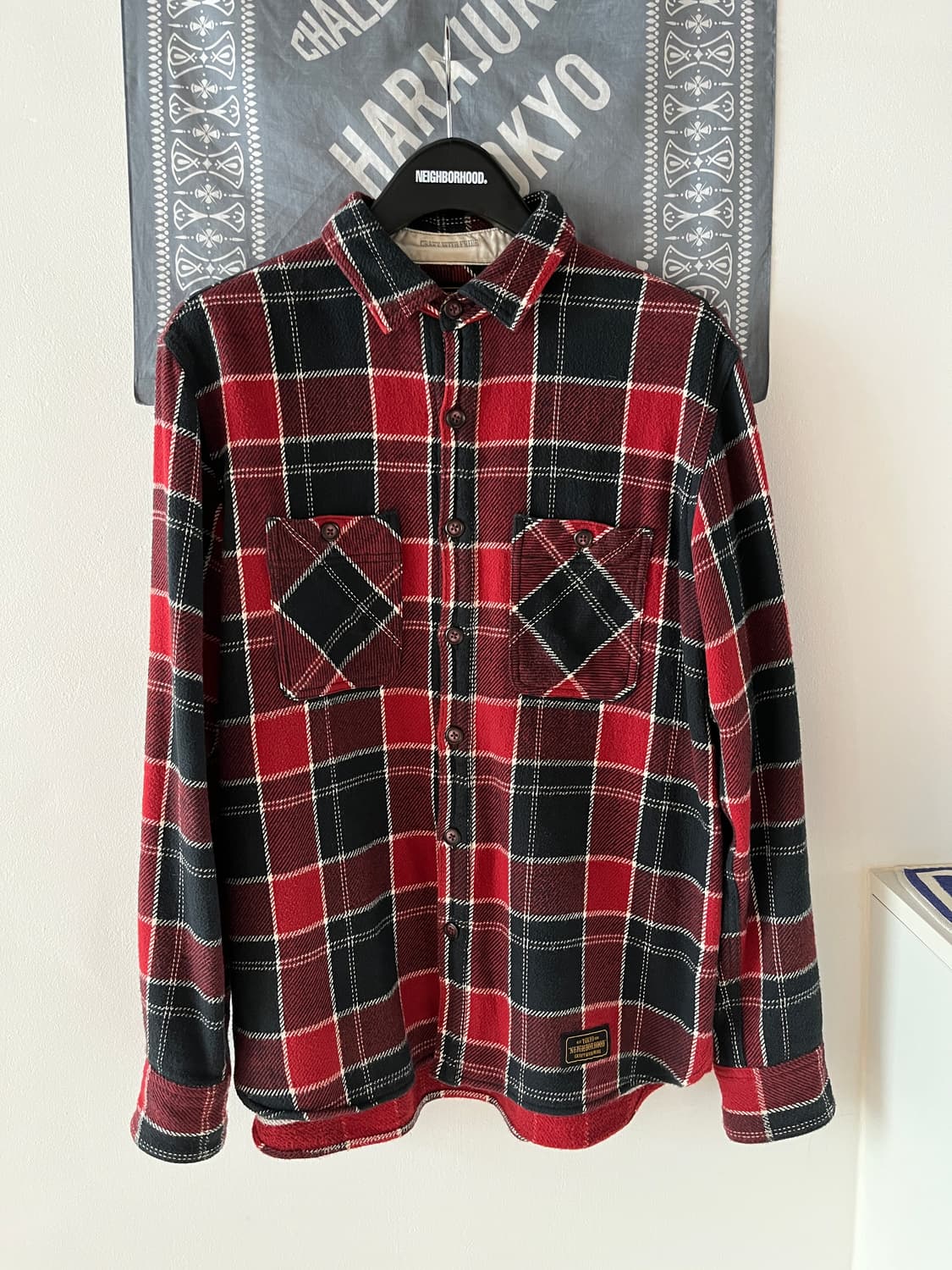 네이버후드 17fw 럼버 셔츠 상품이미지1