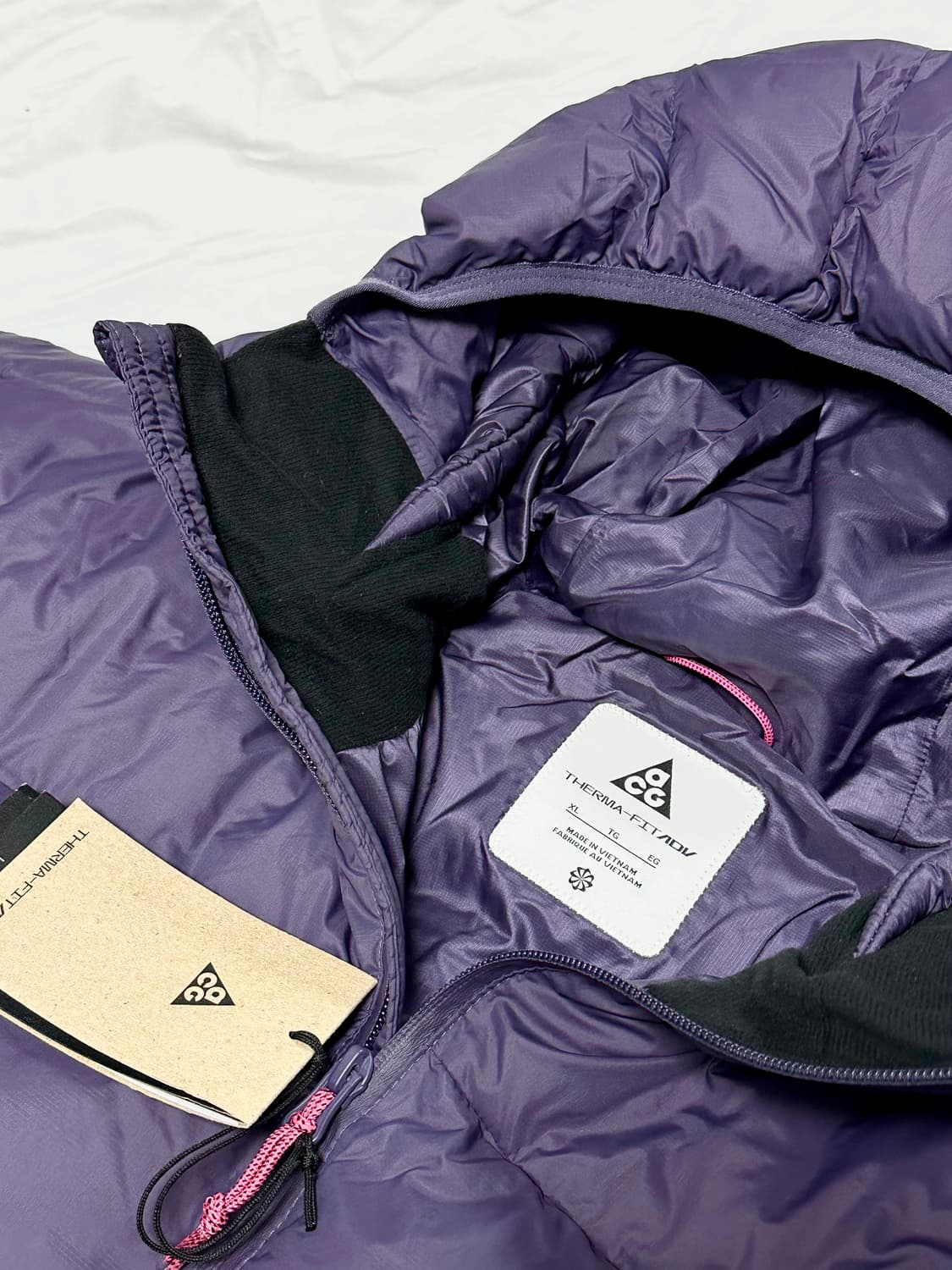 (XL)나이키 ACG 써마핏 루나 레이크 루즈핏 패딩 자켓 다크레이즌블랙 상품이미지2