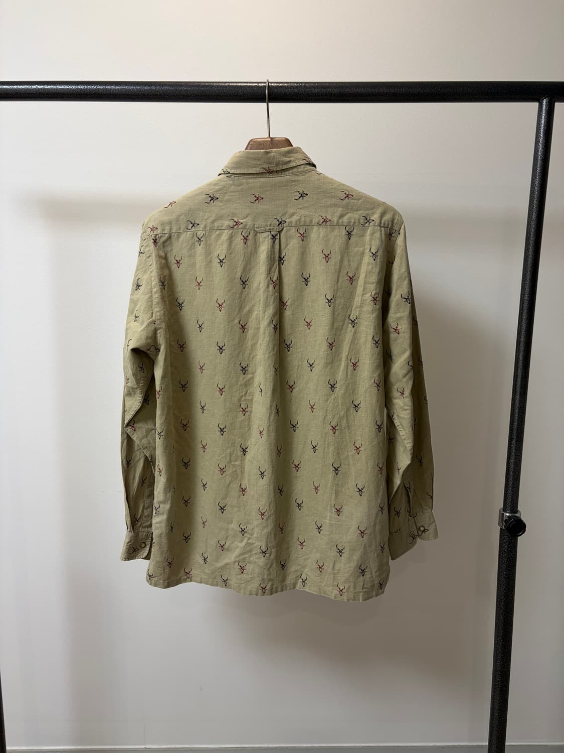 (L) Pointer 포인터 카우 패턴 웨스턴 셔츠 상품이미지3