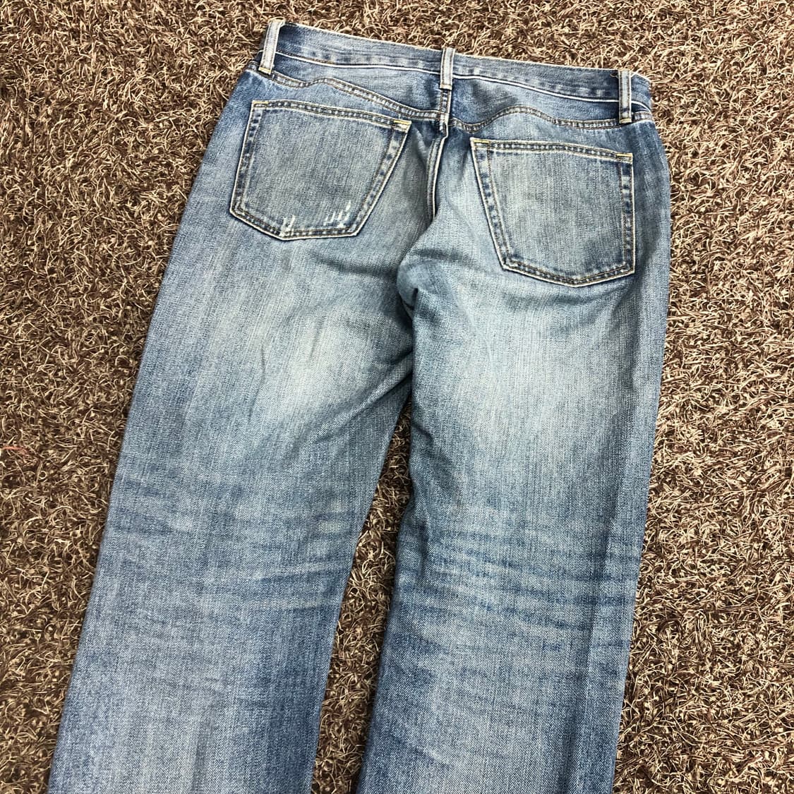 유니클로 디스 데미지 워싱 데님 팬츠 상품이미지4