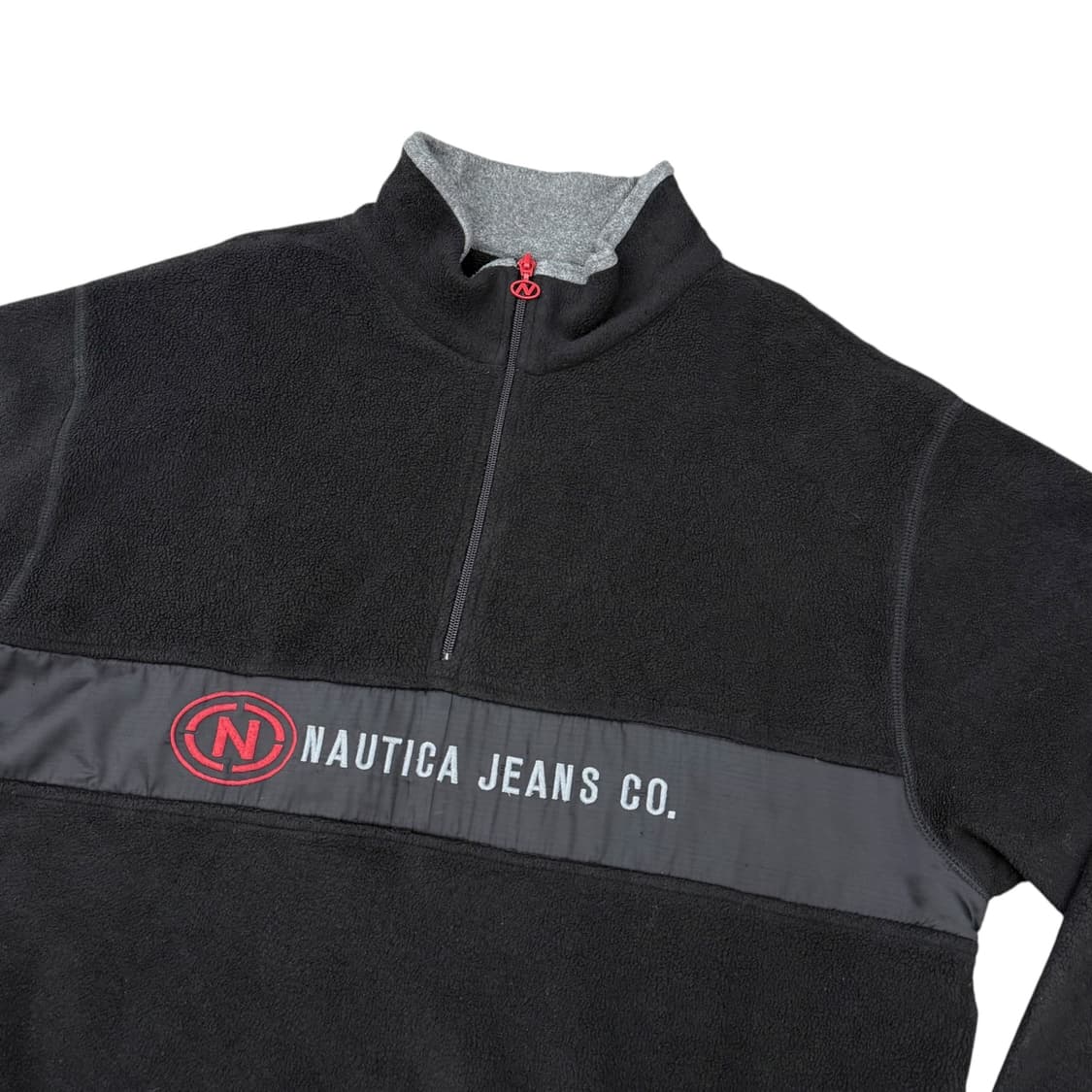 노티카 블랙 플리스 반집업 하프집업 상품이미지4