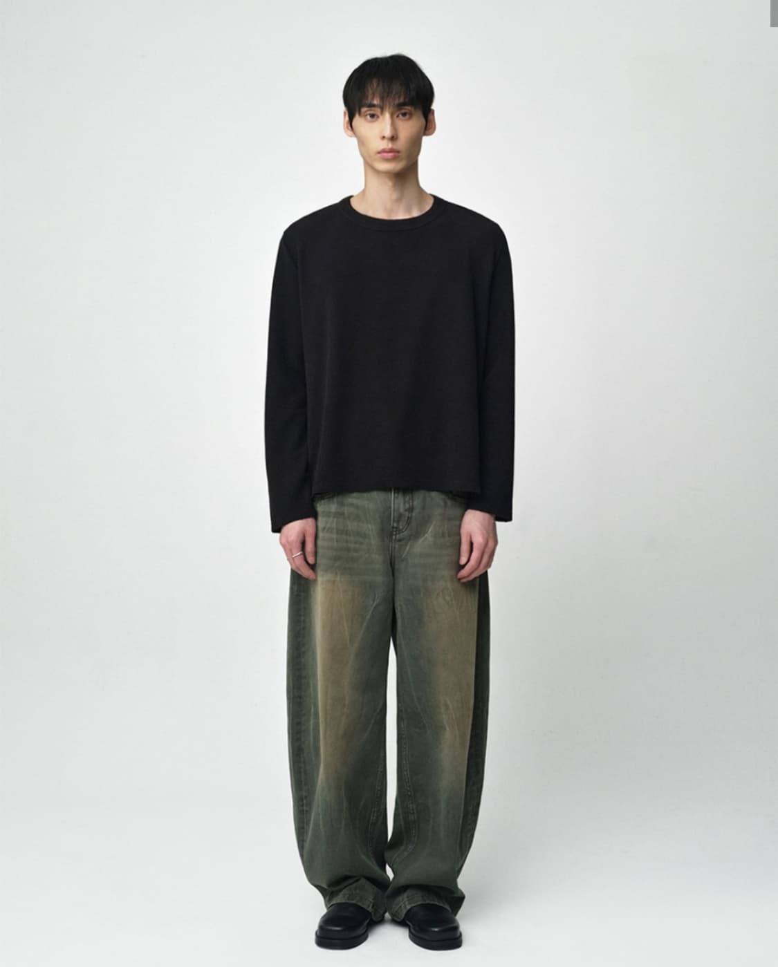 밀로아카이브 커브드 팬츠 L 상품이미지2