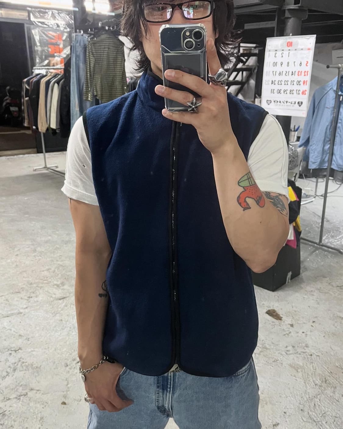 Body Max fleece vest zip up 상품이미지1