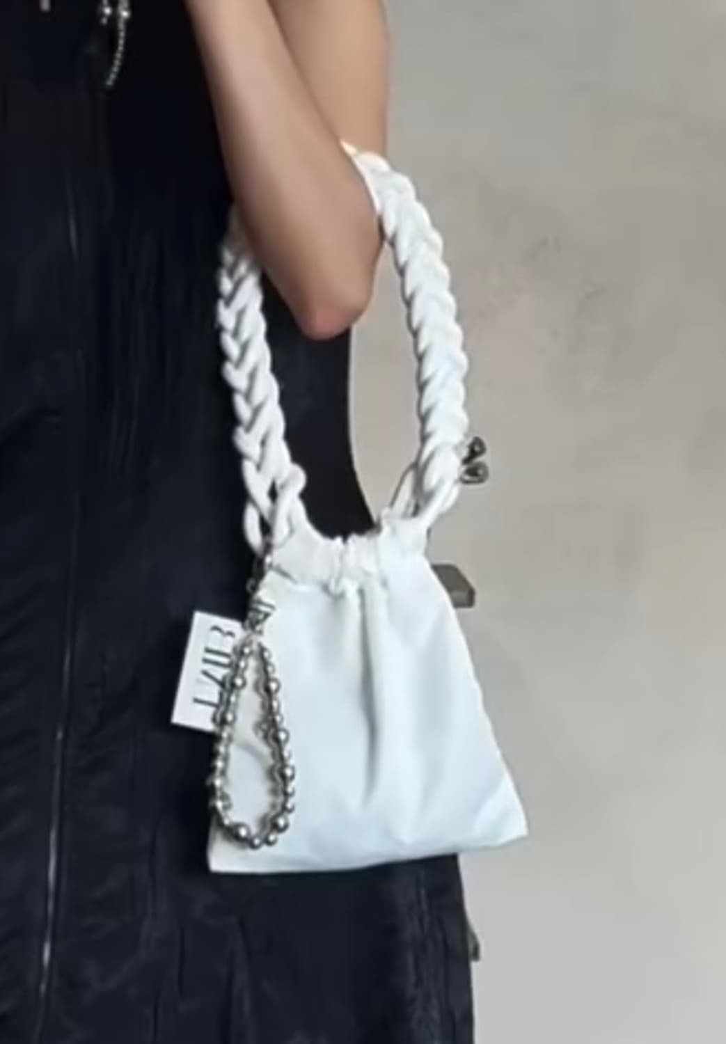 트리밍버드 스트링 미니백 [올화이트] 새상품 상품이미지1