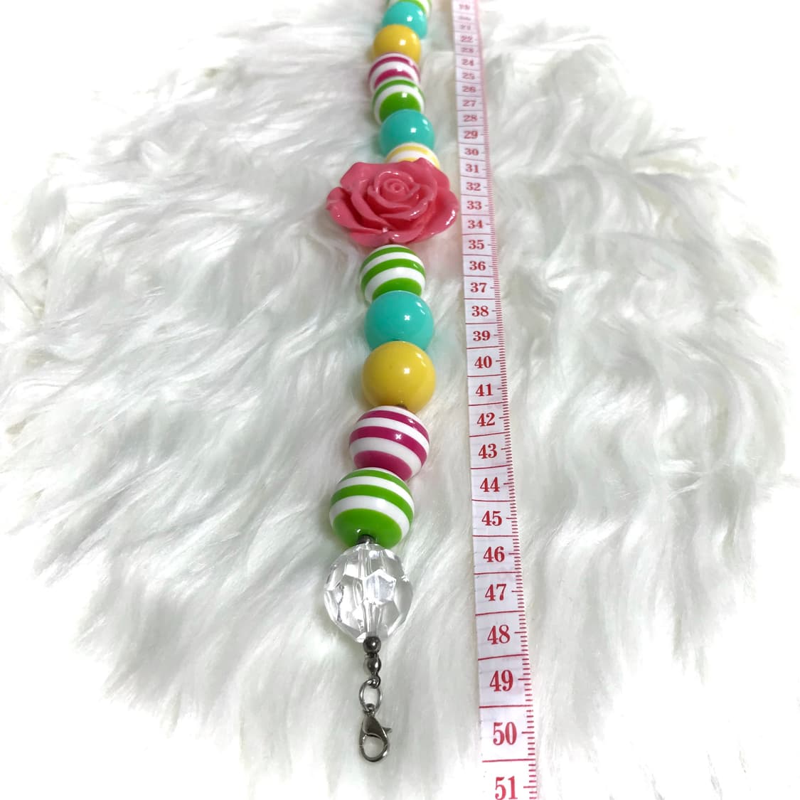 빈티지 y2k 키치 팝 장미 볼드 목걸이 상품이미지5