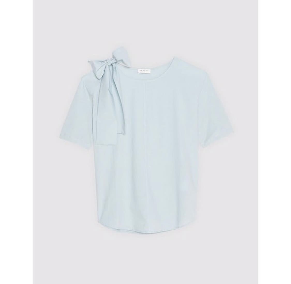 Sandro 산드로 Alexa 알렉사 파우더블루 리본 블라우스 티셔츠_1 상품이미지9
