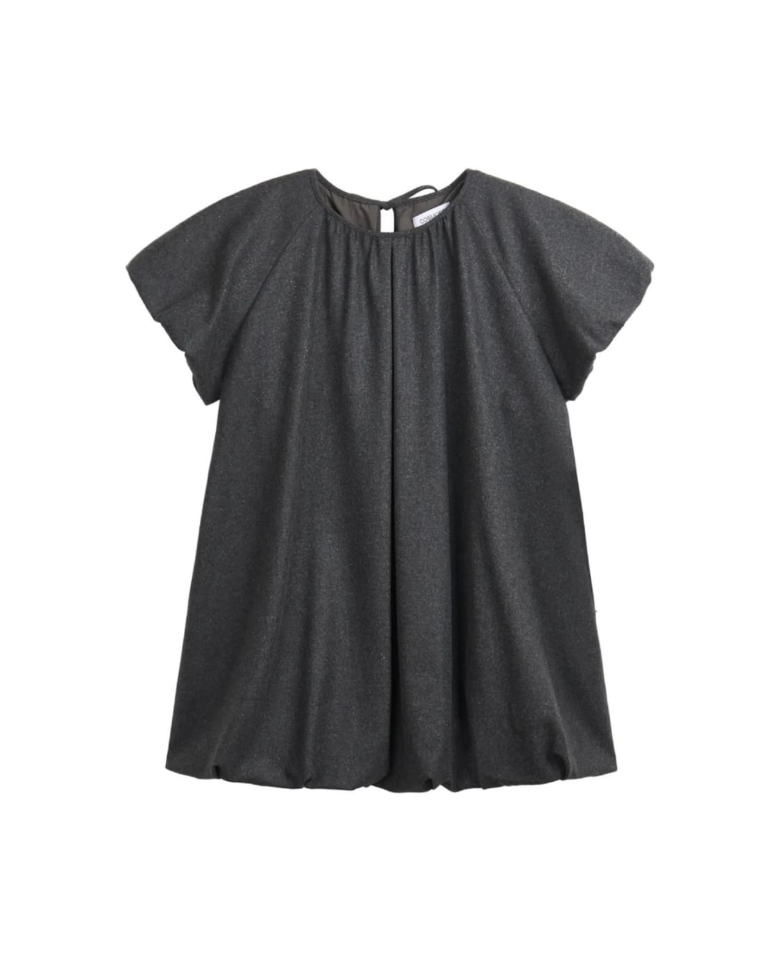 코스모스 볼륨 미니 원피스 (그레이) 상품이미지5