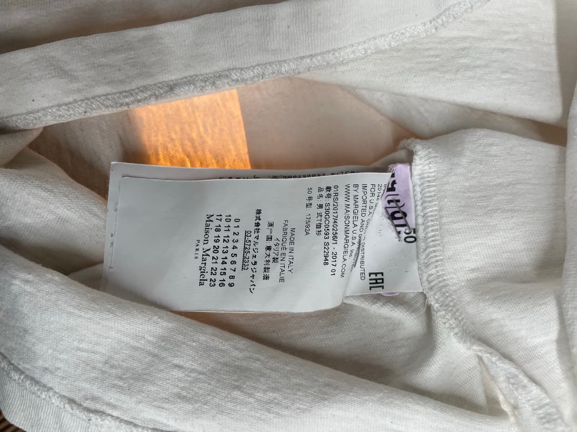 50/ 메종마르지엘라 레플리카 백로고 반팔 상품이미지8