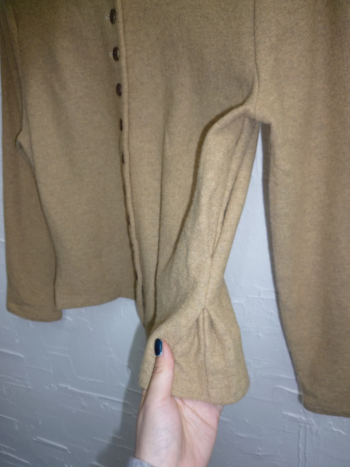 felted texture mustard jacket 상품이미지4