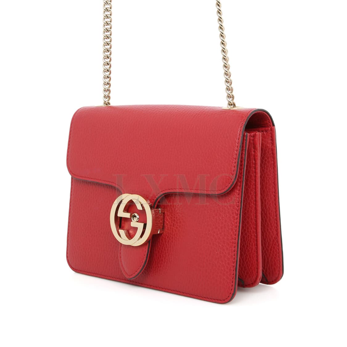 구찌 인터로킹 체인 크로스백 레드 미니 체인백 510304 상품이미지3