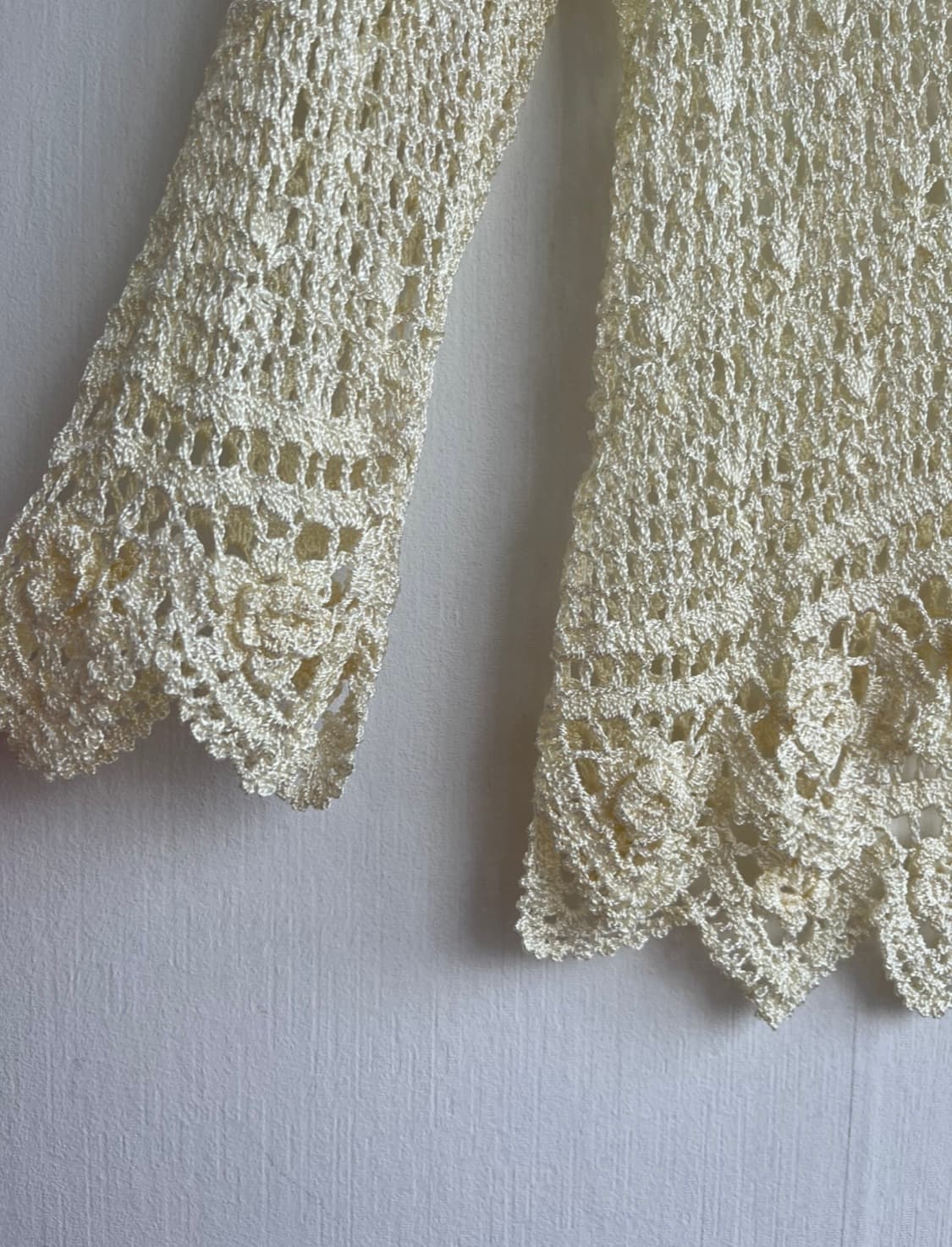 아이보리 크로셰 레이스 가디건 상품이미지4