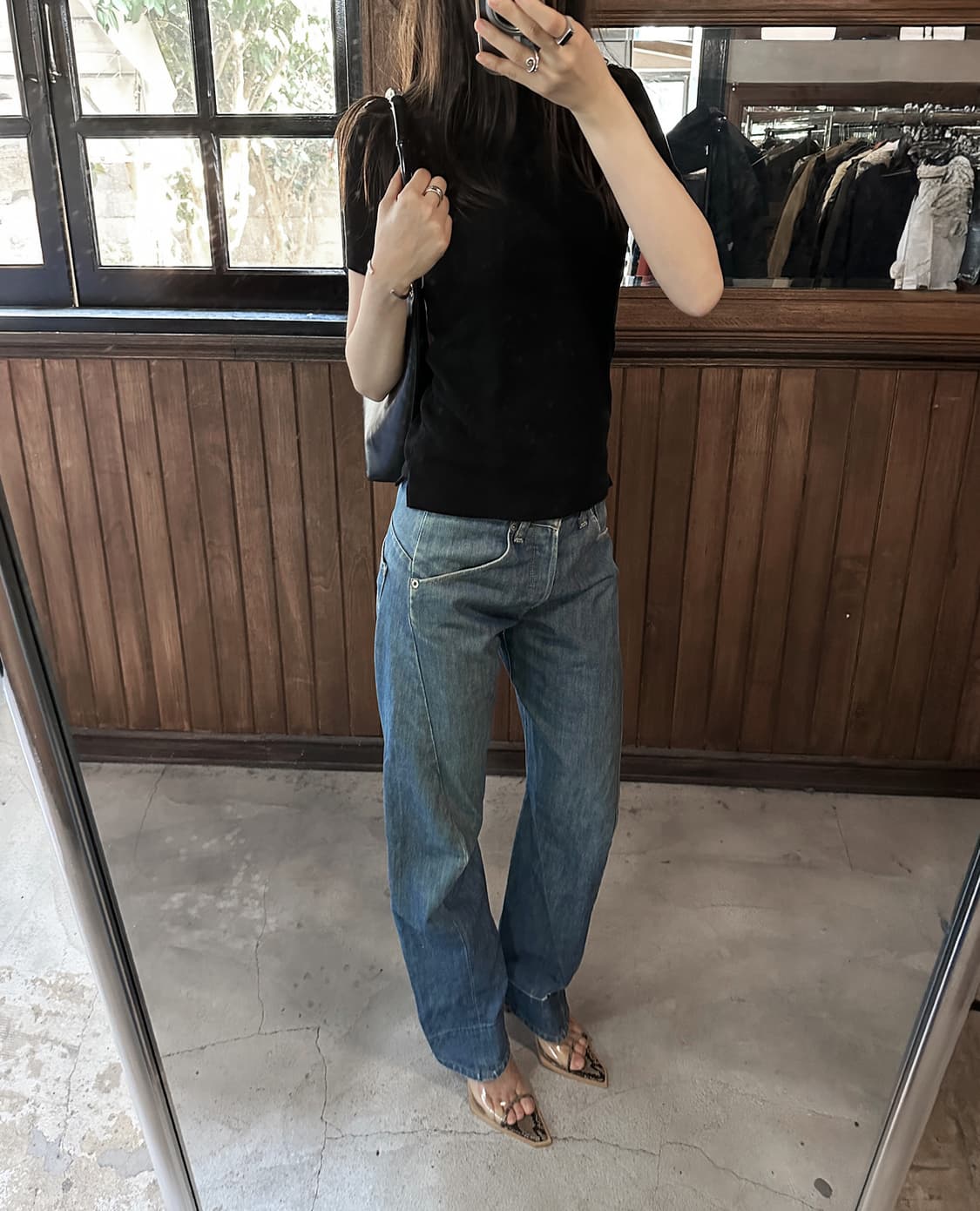 LEVI'S engineered regular blue w28 상품이미지3