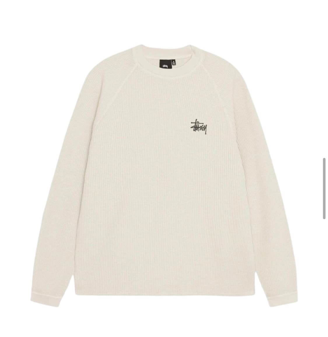 스투시 래글런 써멀 롱슬리브 베이지 S 상품이미지1