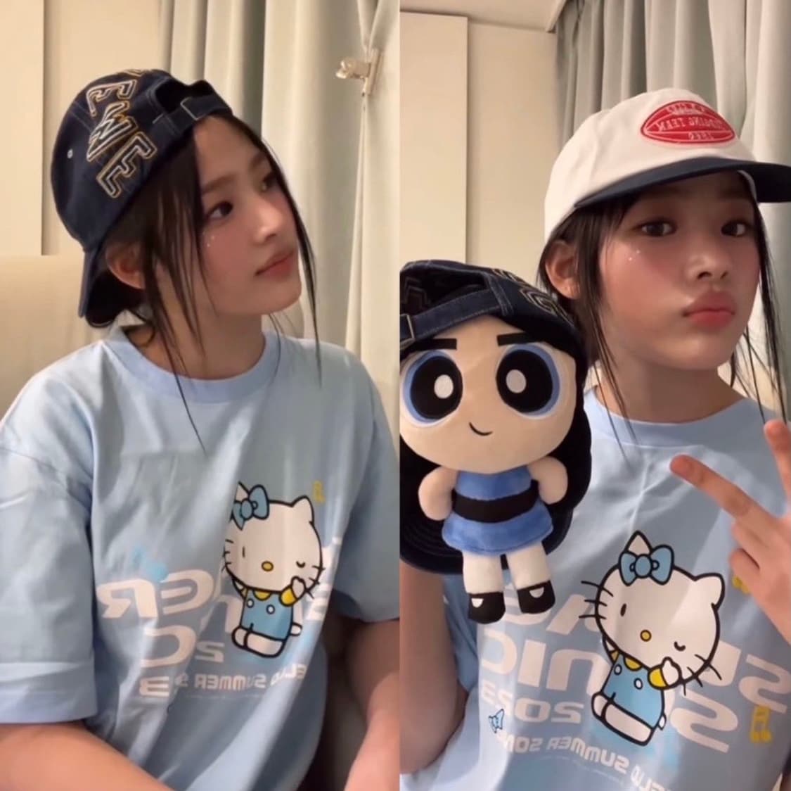 썸머소닉 키티 티셔츠 (뉴진스 민지 착용) 상품이미지1