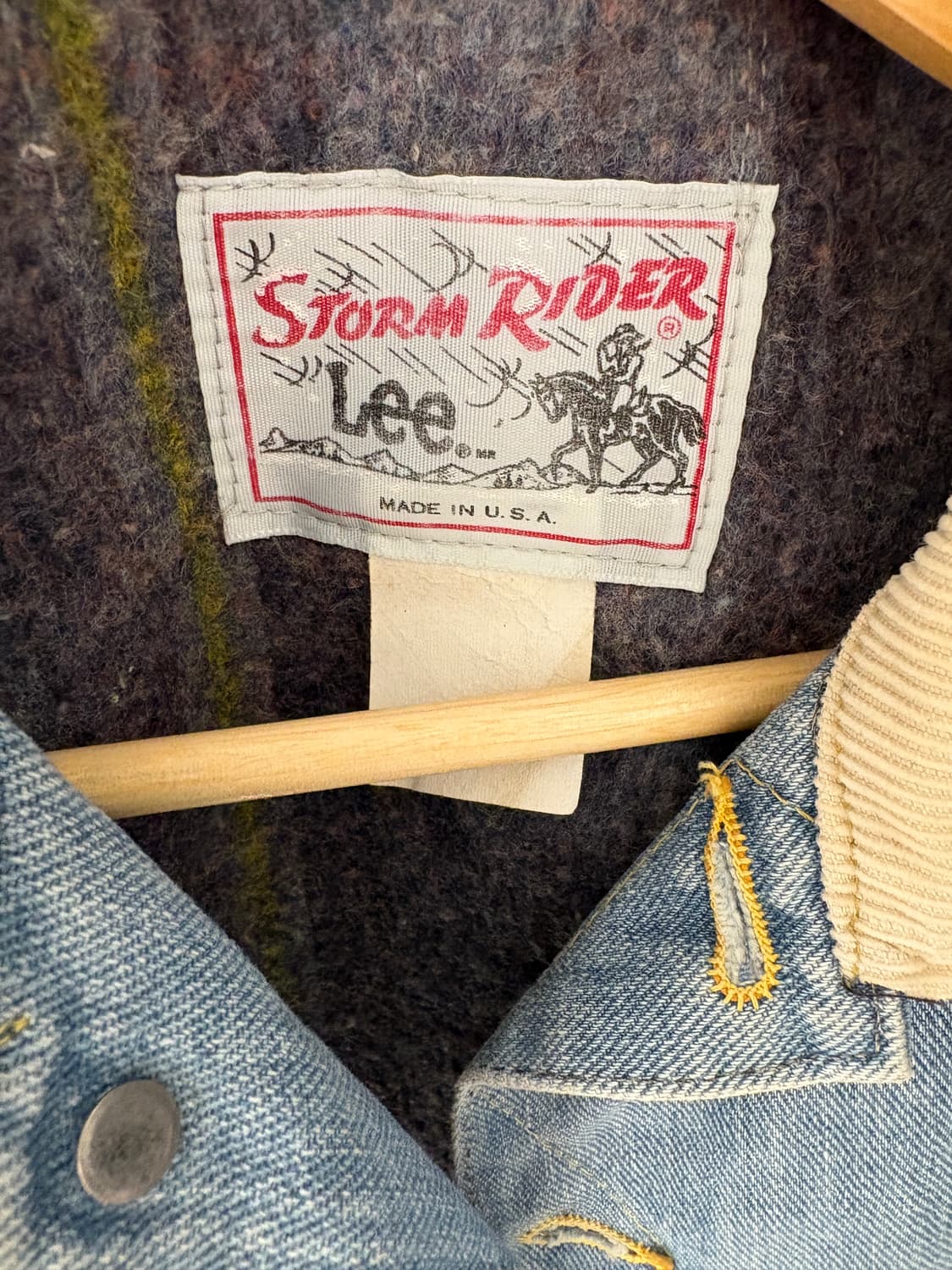 70s 빈티지 리 스톰라이더 데님 자켓 상품이미지3