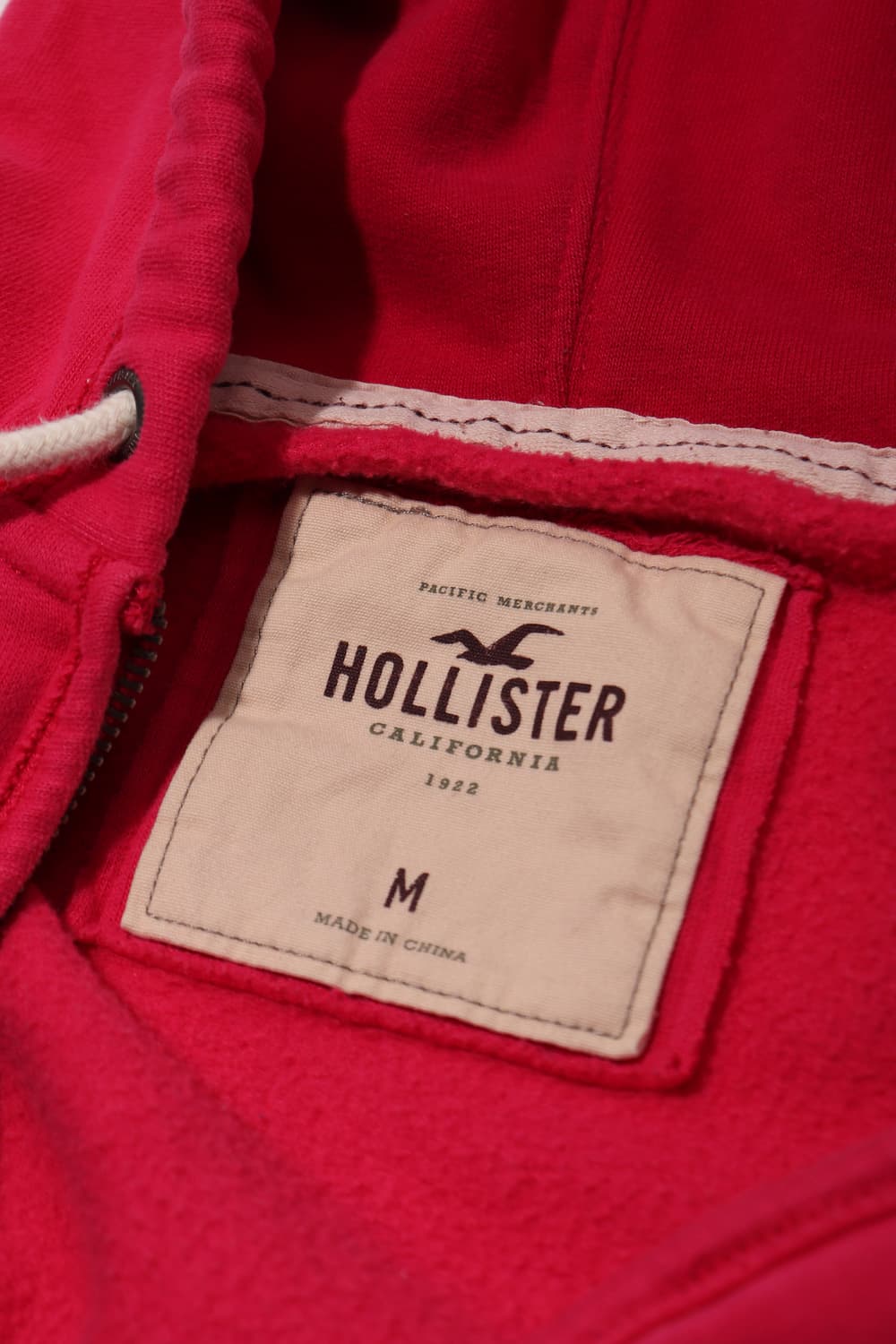 HOLLISTER 핑크 기모 후드집업 women M 상품이미지4