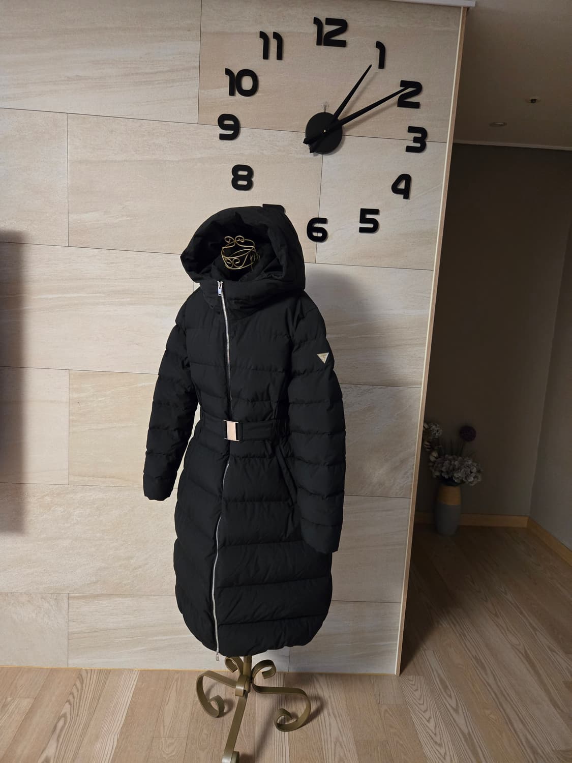 [XL] GUESS 게스 밸트 여성 덕다운 롱패딩 상품이미지3