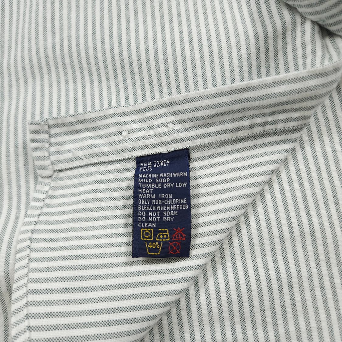 L(100) 타미 힐피거 옥스포드 스트라이프셔츠 상품이미지6