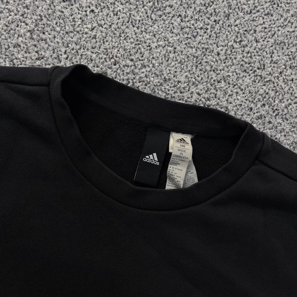 100 아디다스 스몰로고 맨투맨 긴팔티 0304J 상품이미지2