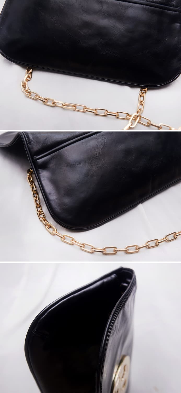 토리버치 레바 금장 빅로고 복스레더 WOC 체인 크로스백 (클러치) 상품이미지7