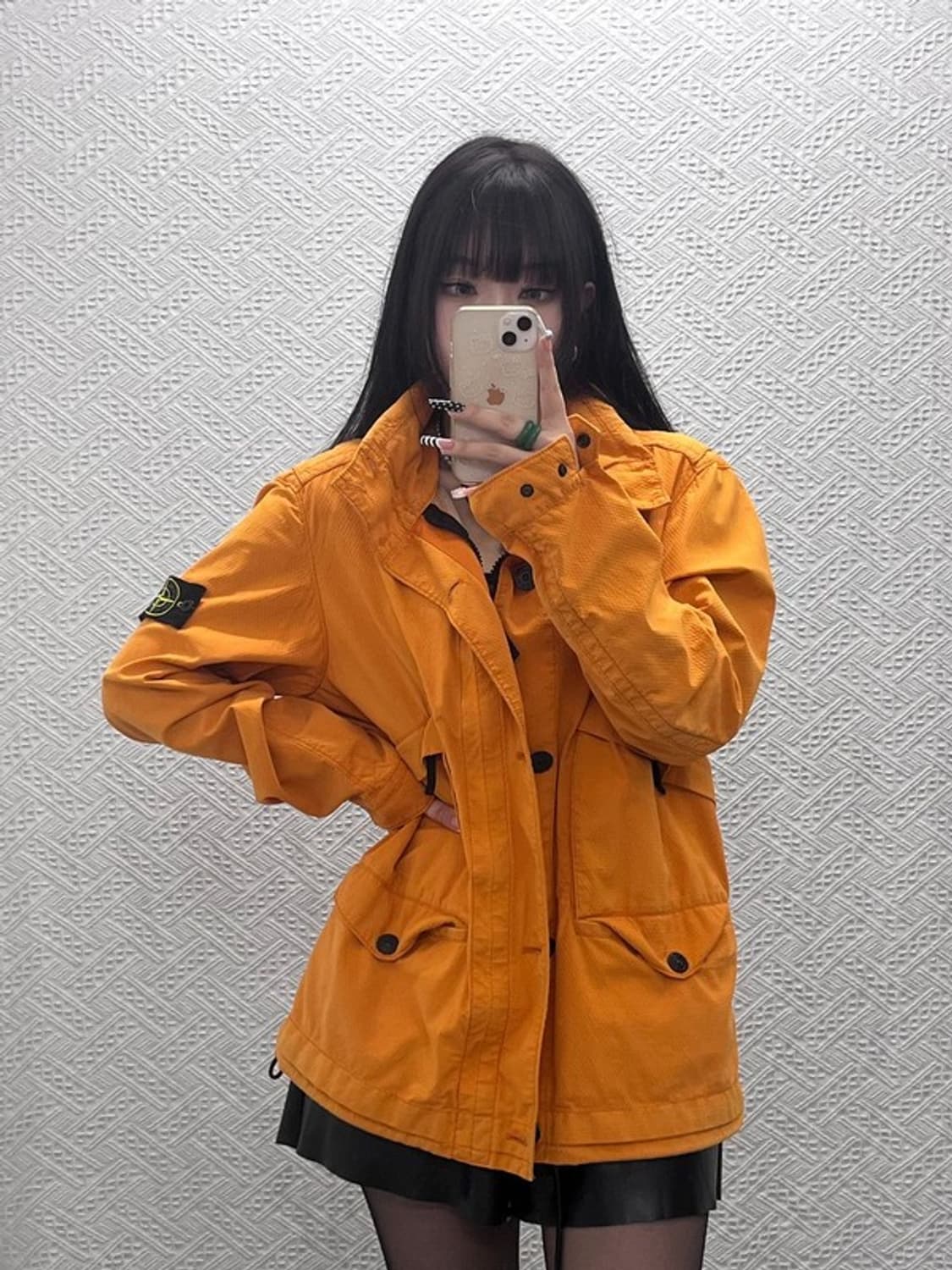 스톤 아일랜드 올드스쿨 레트로 트러커 바람막이 자켓 100 C10093 상품이미지1