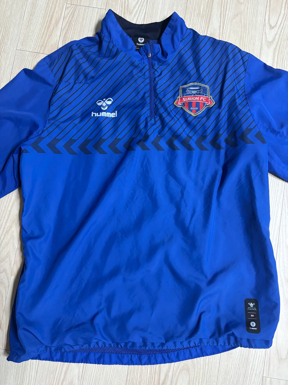 험멜 수원FC 바람막이 3XL  상품이미지1