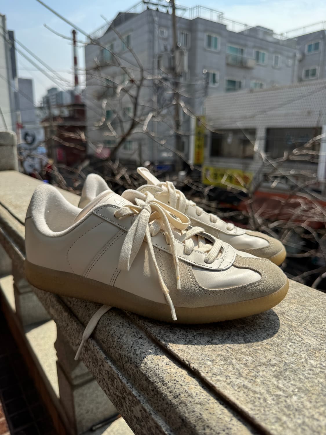 아디다스 독일군 스니커즈 아이보리 240mm 상품이미지2