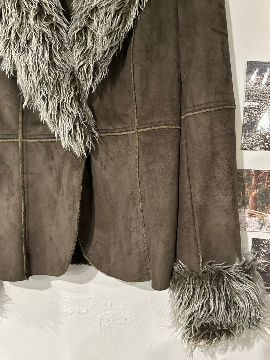 스웨이드 퍼카라 자켓 상품이미지5