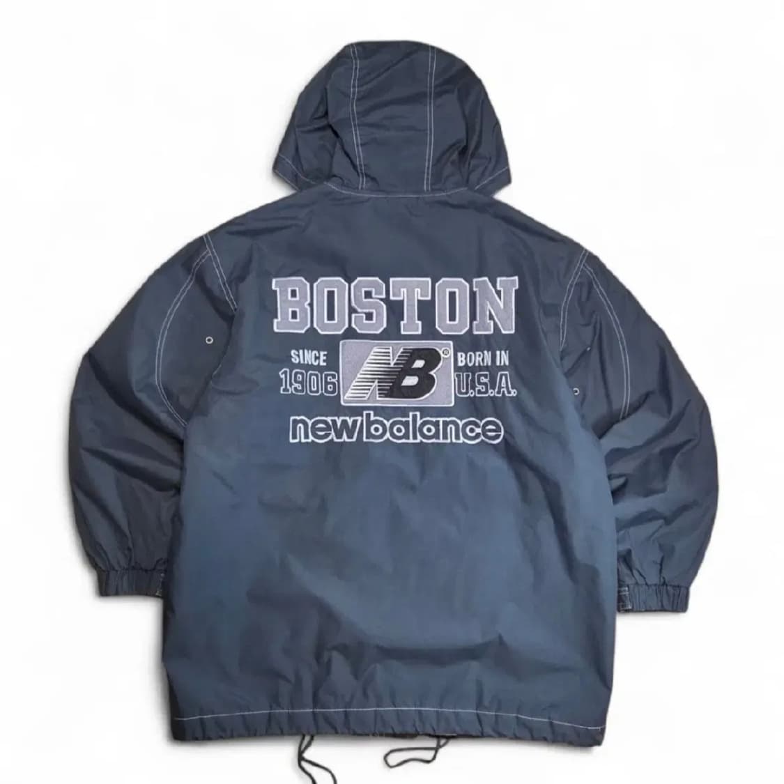 90s 올드스쿨 뉴발란스 빅로고 멀티포켓 자켓 (실2XL) 상품이미지2