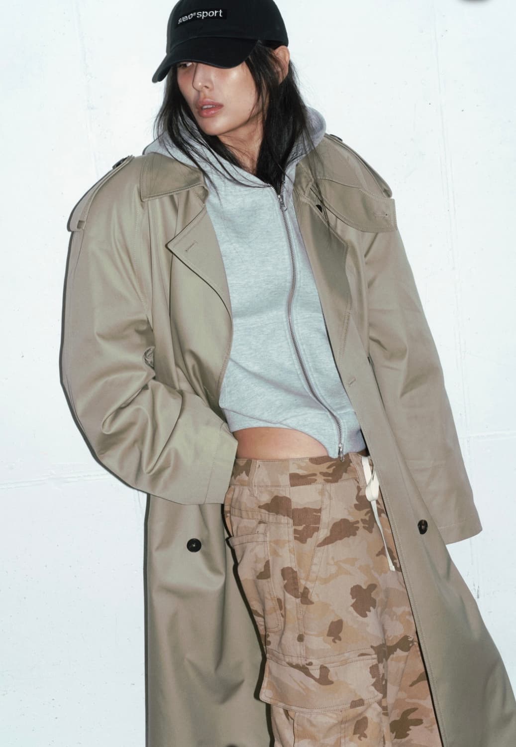 에스이오 seo 트렌치코트 1사이즈 상품이미지1