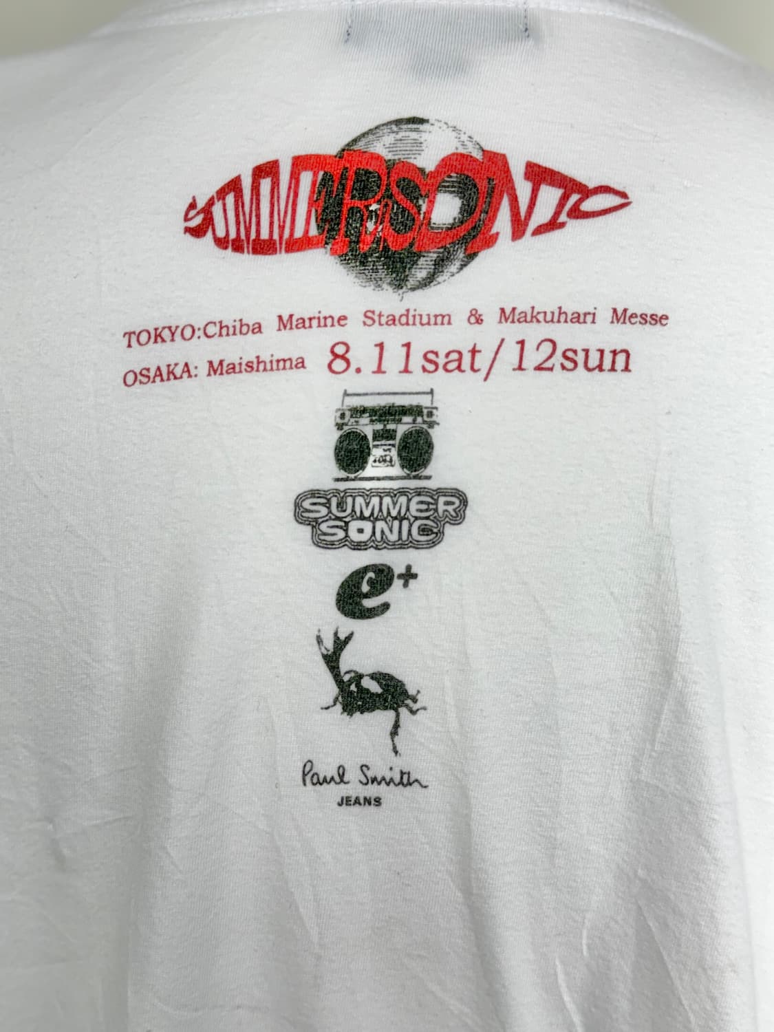 Paul Smith X SUMMER SONIC 2007 콜라보 티셔츠 비 상품이미지3