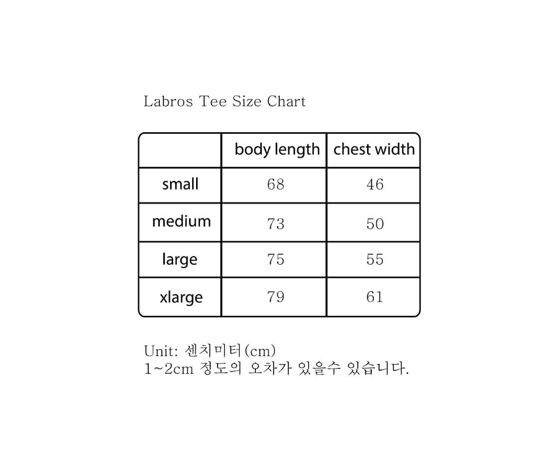 LABROS 2020 SS / TGL Puff Tee / S 상품이미지5