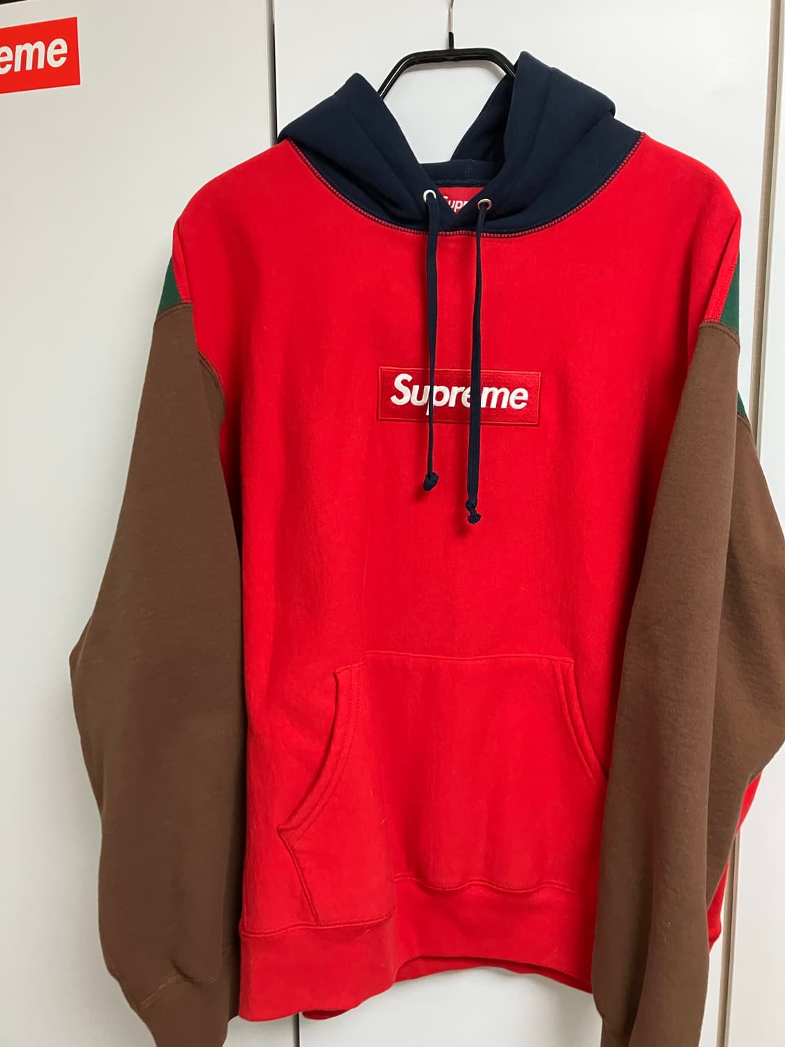 (L) 슈프림 박스로고 후드 스웨트셔츠 멀티컬러 - 24FW 상품이미지1