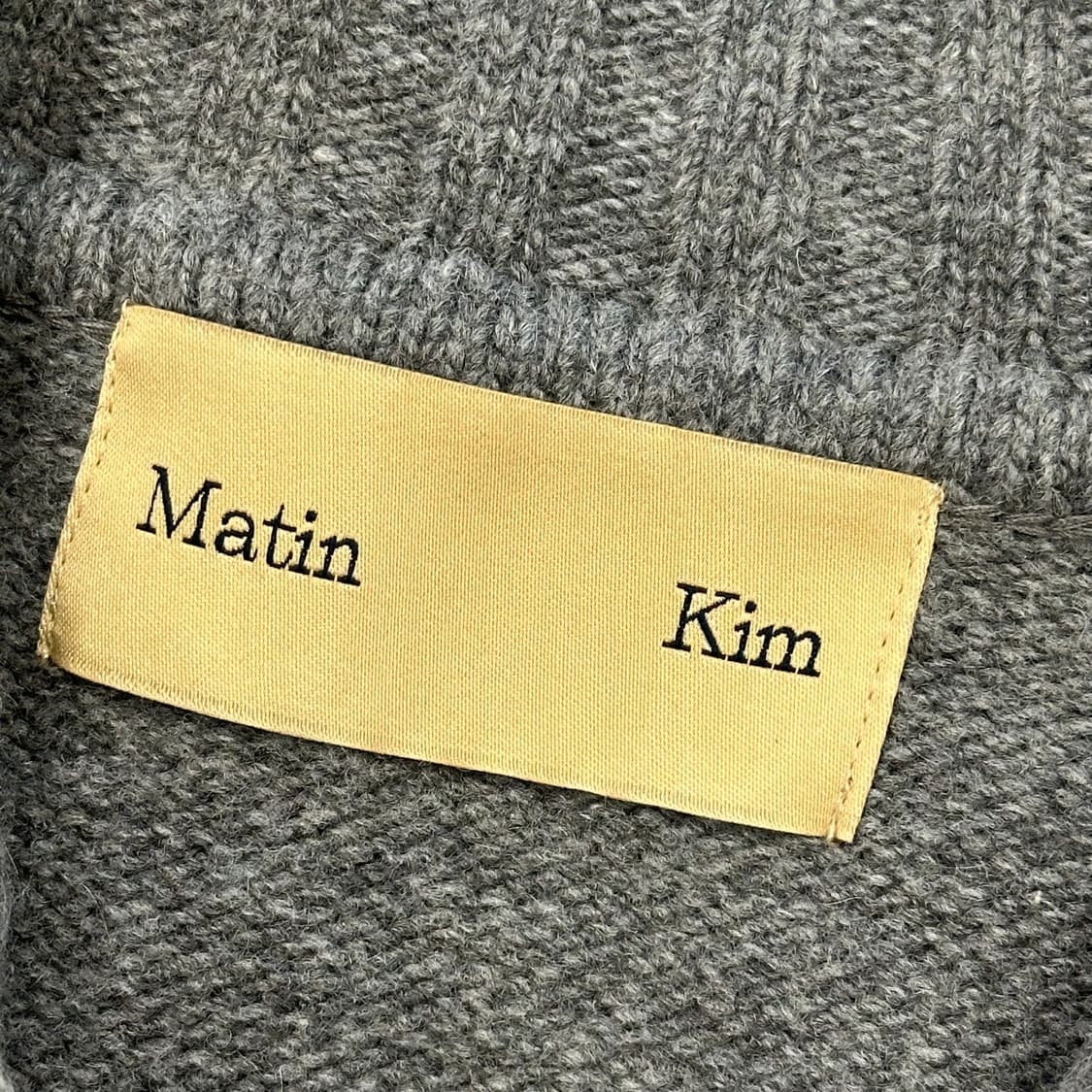 M 마뗑킴 니트 집업 상품이미지4