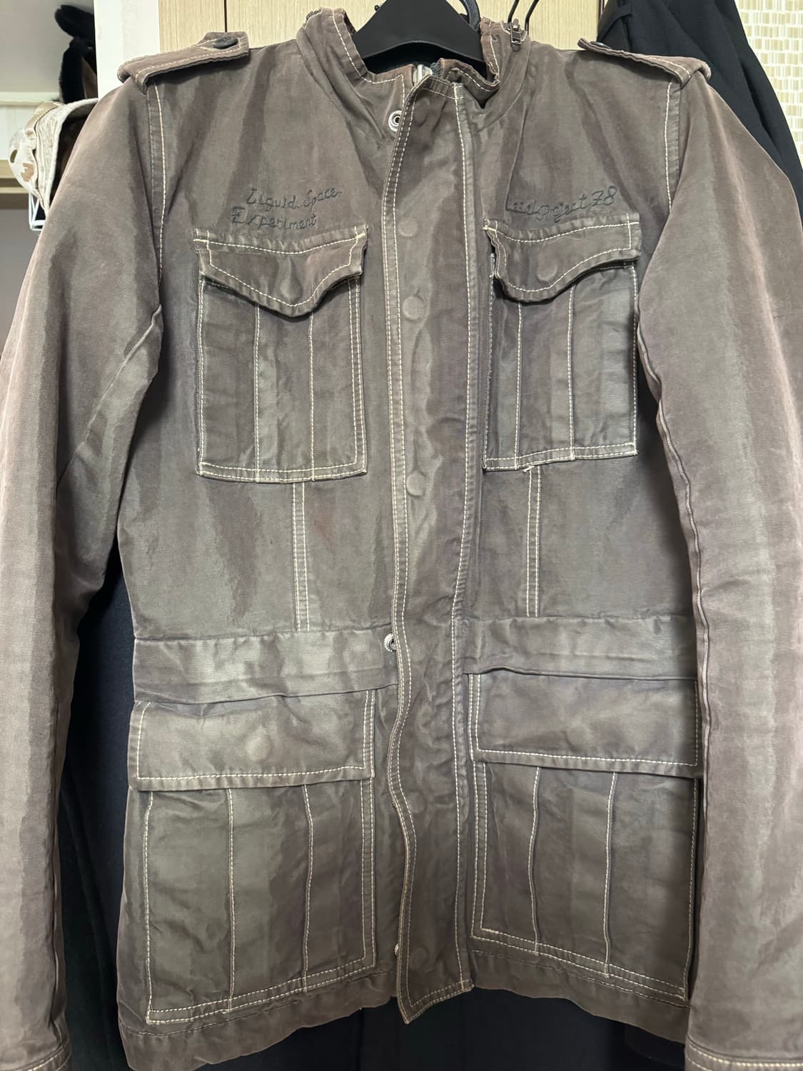 디젤 야상 남성 브라운 상품이미지1