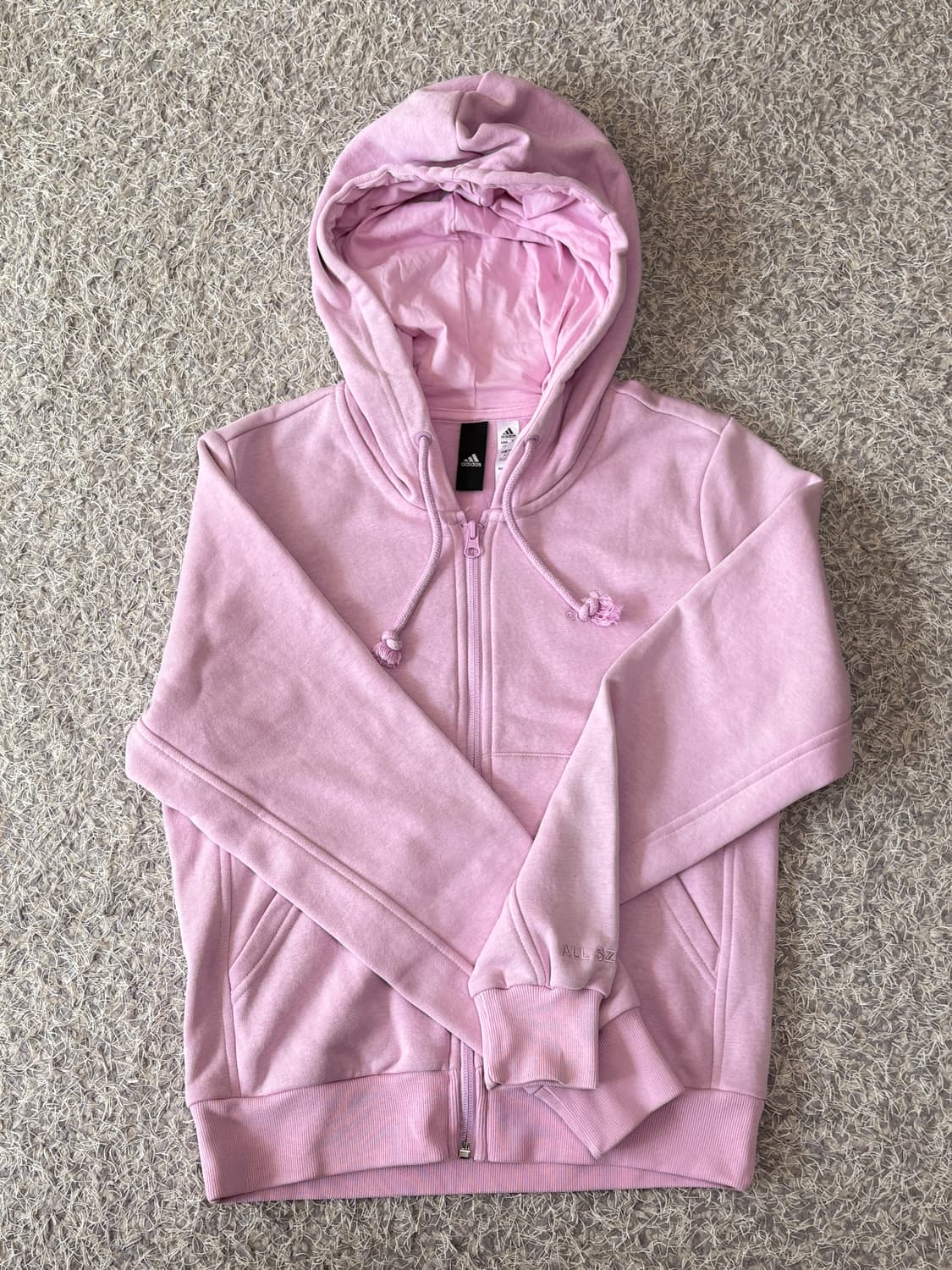 아디다스 크롭 후드집업 상품이미지2