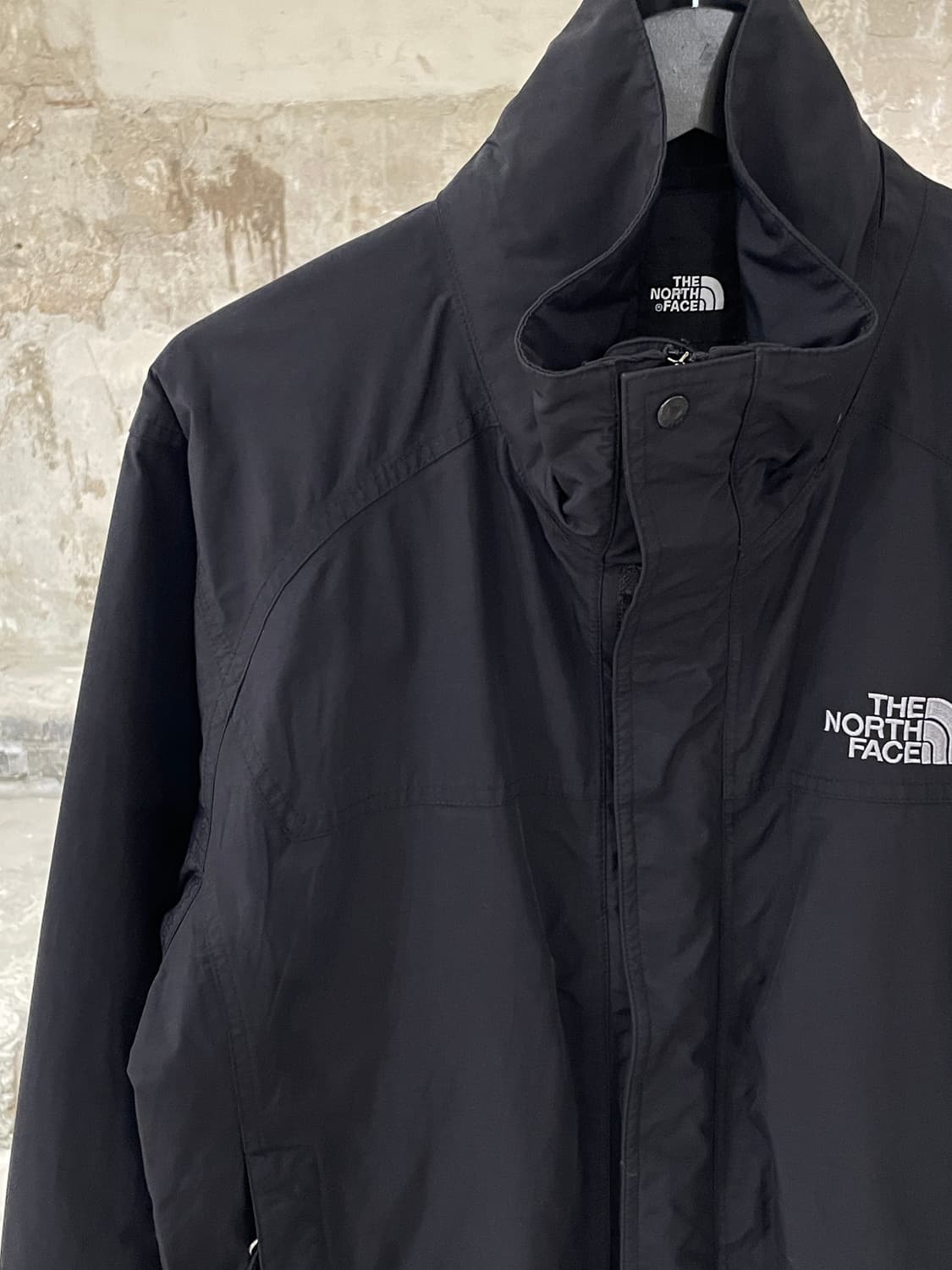 노스페이스 블랙 하이벤트 벨크로 나일론 자켓 상품이미지2