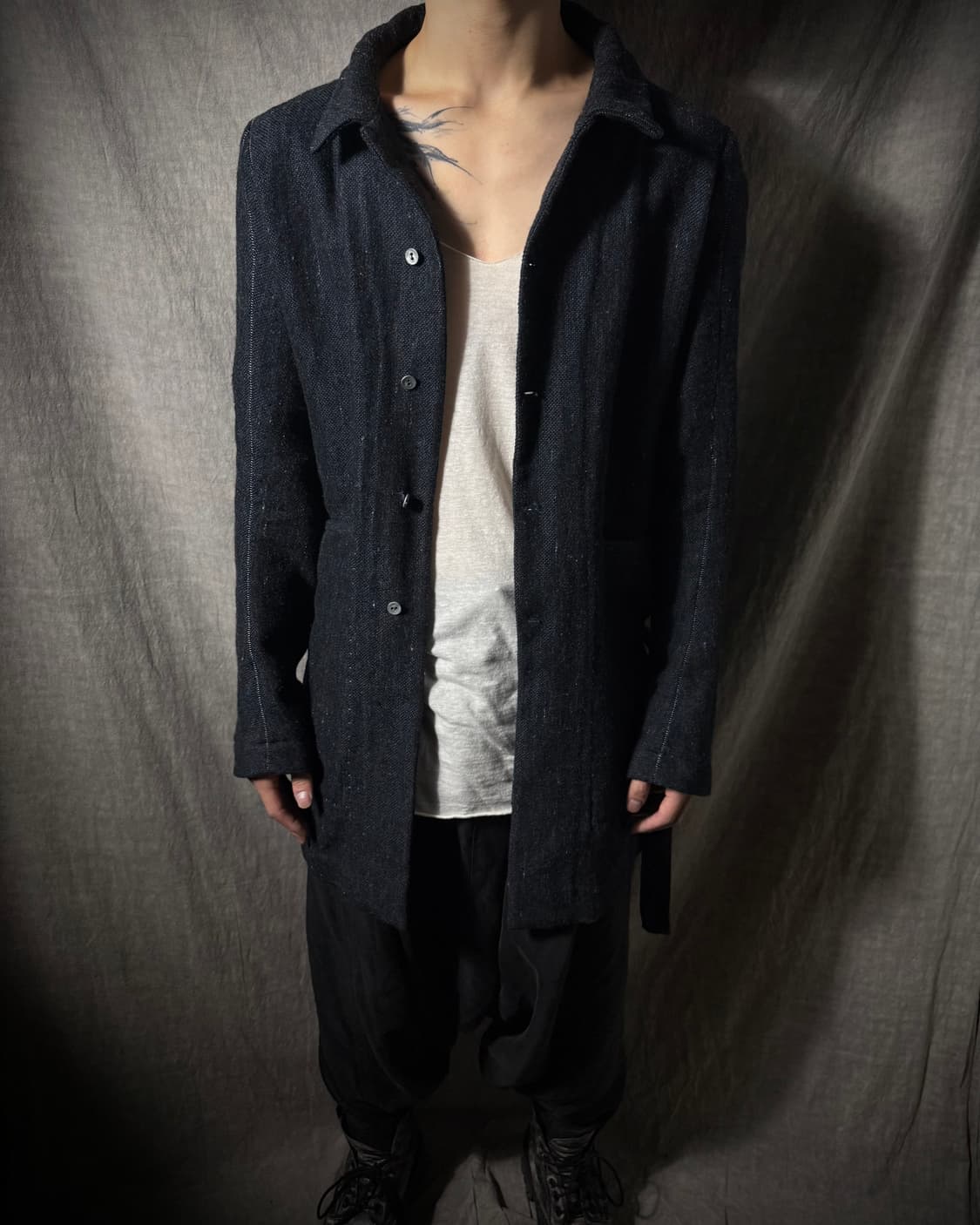 Taichi Murakami Hand-Sewn Belted Coat 상품이미지2