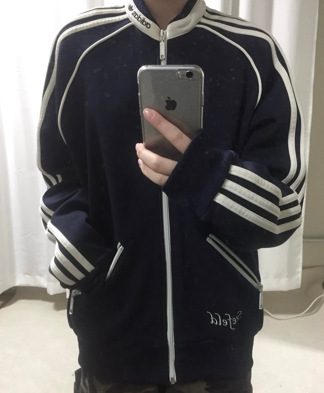 아디다스 희귀 seefeld 씨펠드 네이비 져지 상품이미지2