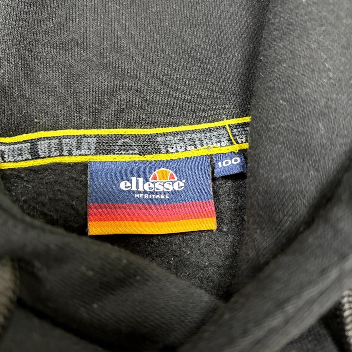 엘레쎄 로고 포인트 기모 후드티 상품이미지3