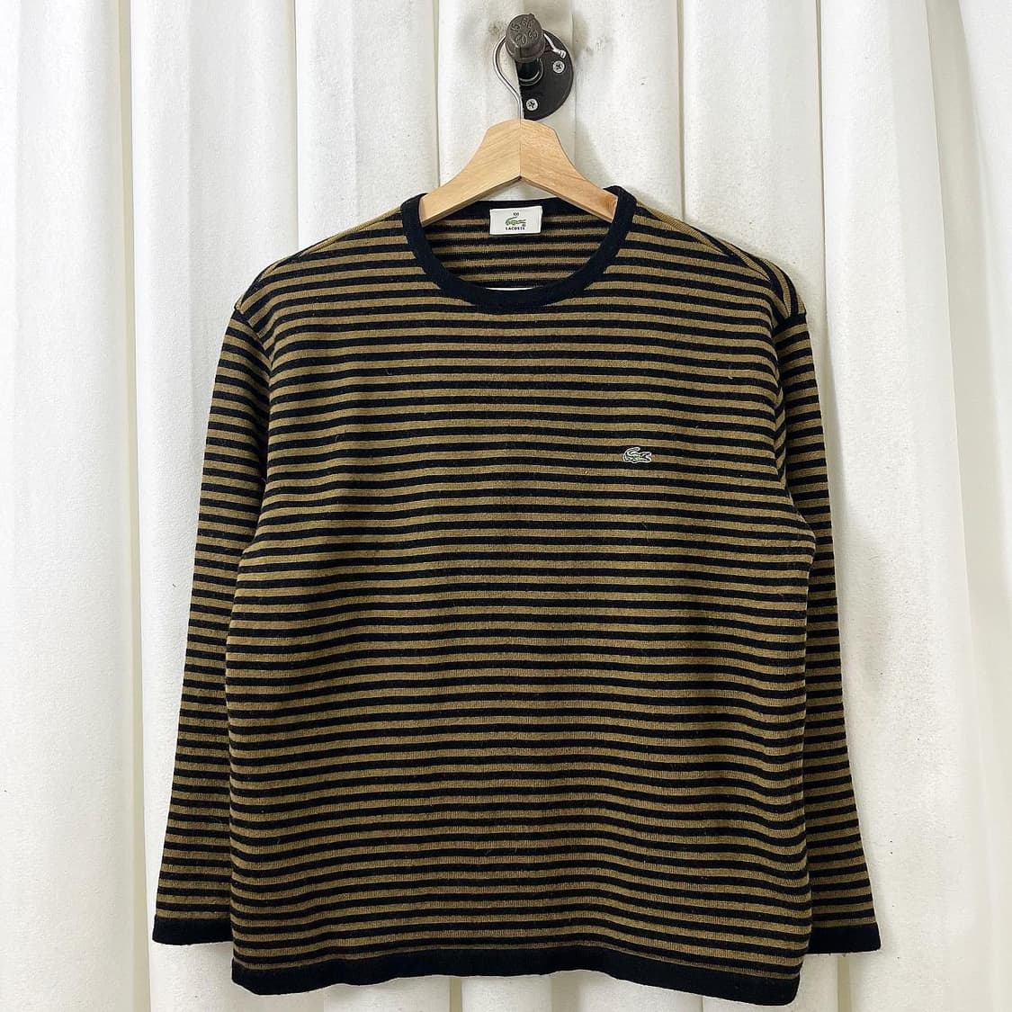 라코스테 스트라이프 라운드 니트 상품이미지1